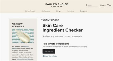 paulas choice beautypedia